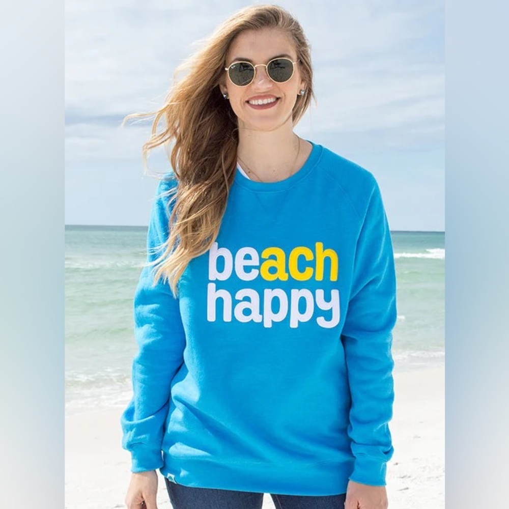 30A Beach Happy Applique Sweatshirt